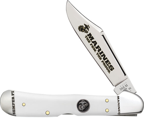 Case XX Cutlery USMC CopperLock Synthetic Folding Pocket Knife 13201