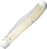 Case Cutlery Slimline Trapper Smooth Natural Bone Folding Knife 13312