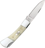Case Cutlery Lockback Smooth Natural Bone Folding Stainless Pocket Knife 13314