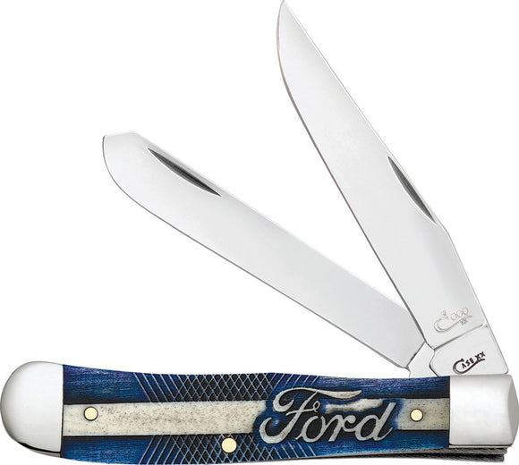 Case Cutlery Ford Trapper Jewel Box Folding Pocket Knife 14323