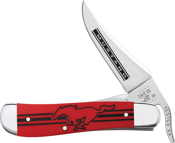 Case Cutlery Ford RussLock Pocket Knife Slip-Jt Red/Black Stainless Blade 14333