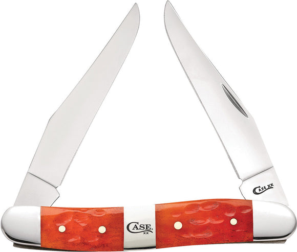 Case Cutlery Muskrat Tequila Sunrise Bone Folding Stainless Pocket Knife 14484