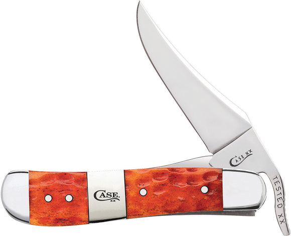 Case Cutlery Russlock Tequila Sunrise Bone Folding Stainless Pocket Knife 14485