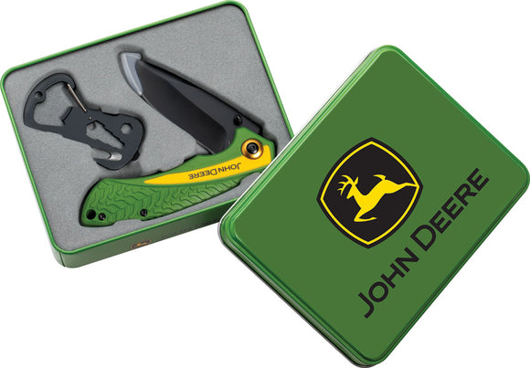 Case Cutlery John Deere TecX Green Folding Knife & Multi-Tool 2pc Set 15792