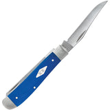 Case Cutlery Mini Trapper Blue G10 Folding Stainless Pocket Knife 16751