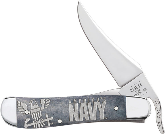 Case Cutlery US Navy  Russlock Gray Folding Pocket Knife 17722