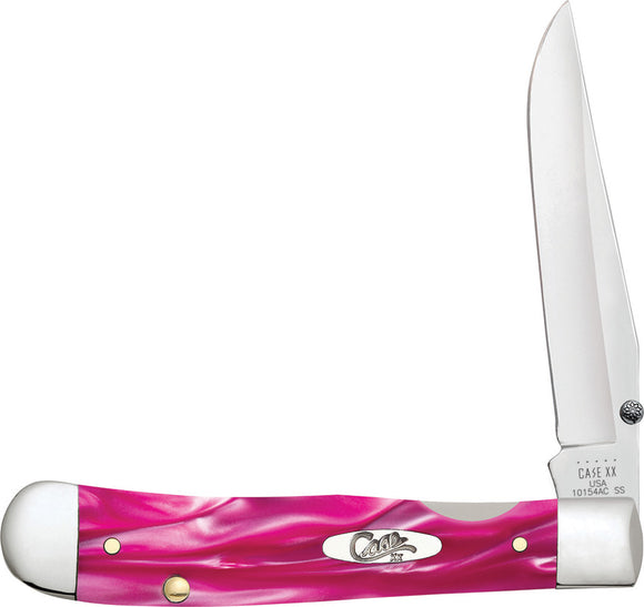 Case Cutlery Kickstart Pink Pearl Kirinite Folding Pocket Knife 17866