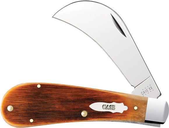 Case Cutlery Sawcut Jig Bone Hawkbill Folding Pocket Knife 17896