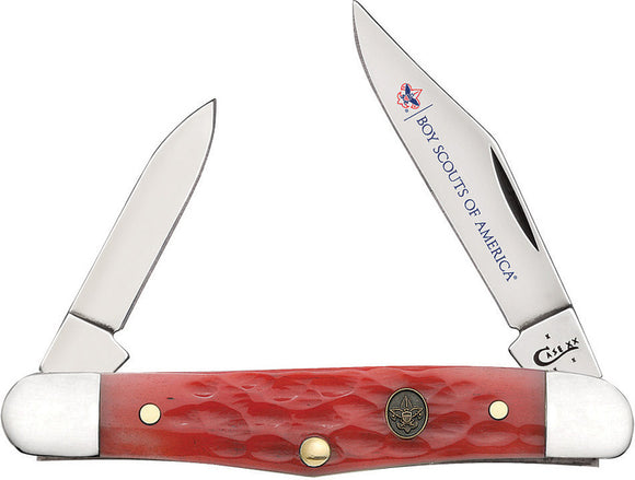 Case Cutlery Boy Scouts of America Half Whittler Red Folding Pocket Knife 18041