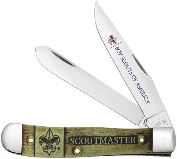 Case Cutlery BSA Scoutmaster Trapper Folding Pocket Knife 18055