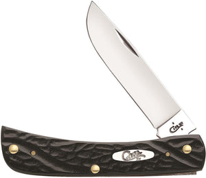 Case Cutlery XX Sod Buster Jr. Black Synthetic Handle Folding Blade Knife 18229