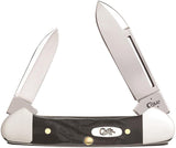 Case Cutlery XX Baby Butterbean Black Handle Stainless Folding Blade Knife 18230