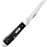 Case Cutlery Mini Trapper Black Synthetic Folding Stainless Pocket Knife 18237