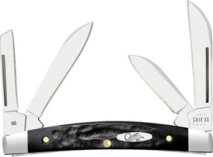 Case Cutlery Small Congress Black Synthetic Folding Stainless Pocket Knife 18238