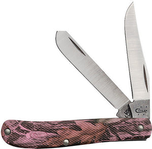 Case Cutlery Mini Trapper Pink Camo Folding Pocket Knife 18302