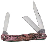 Case Cutlery Medium Stockman Blades Pink Camo Handle Folding Pocket Knife 18303