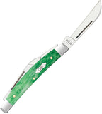 Case Cutlery Small Congress Emerald Green Bone Folding Pocket Knife 19945
