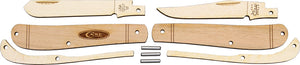 Case Cutlery Wooden Mini Trapper Folding Pocket Knife Making Project Kit Made USA 207W