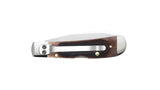 Case Cutlery Tribal Lock Brown Sawcut Bone Folding Pocket Knife w/ Clip 22753