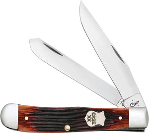 Case XX Trapper Chestnut Bone Handle Barn Stainless Folding Knife 22871