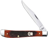 Case XX Slimline Trapper Barnboard Chestnut Bone 61048 SS Folding Knife 22877