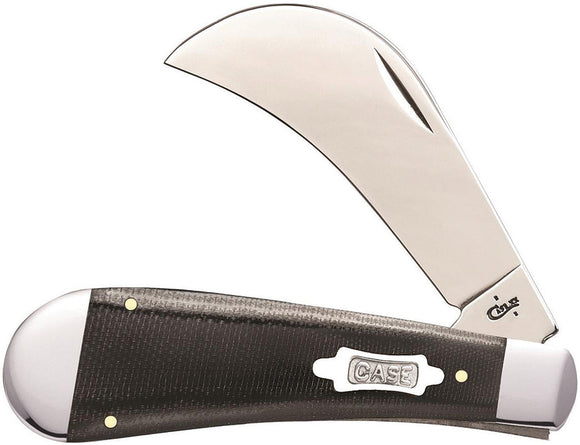 Case Cutlery XX Hawkbill Pruner Black Laminate Folding Pocket Knife USA 23134