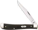 Case Cutlery XX Slimline Trapper BLK Handle Stainless Folding Blade Knife 23135