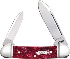 Case Cutlery Baby Butterbean Burgundy Folding Stainless Pocket Knife 23185