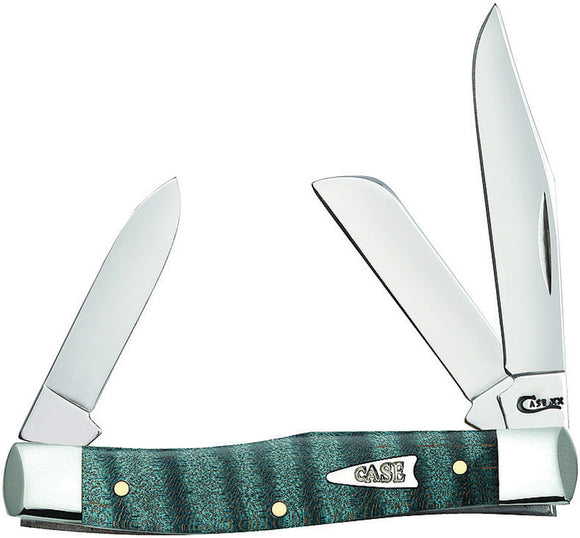 Case Cutlery Stockman Turquoise Maple Folding Pocket Knife 23361