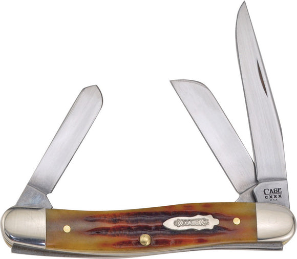 Case Cutlery 130th Anniversary Stockman Bone Folding Pocket Knife 23410