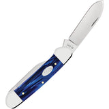 Case Cutlery Canoe Blue Pearl Kirinite Folding Stainless Steel Pocket Knife 23447