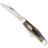 Case Cutlery Large Stockman Green Micarta Folding Stainless Pocket Knife 23476