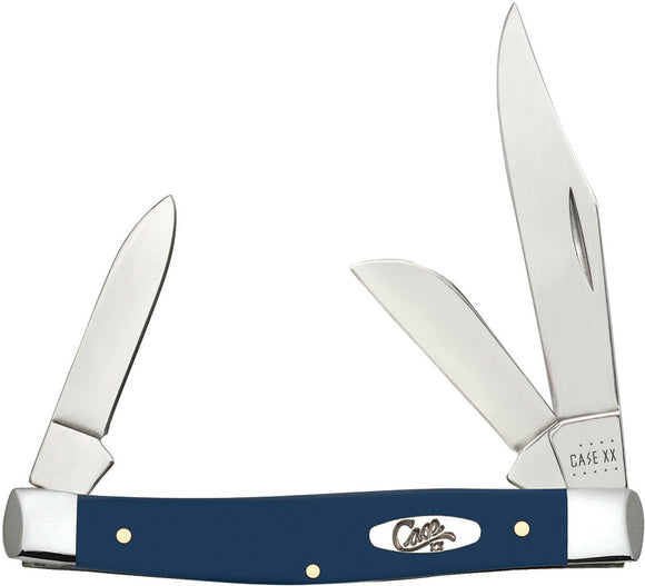 Case Cutlery Stockman Navy Synthetic 4344ss Blue Folding Pocket Knife 23614