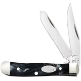 Case Cutlery Tiny Trapper Black Pearl Kirinite Folding Stainless Knife 23673