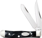 Case Cutlery Tiny Trapper Black Pearl Kirinite Folding Stainless Knife 23673