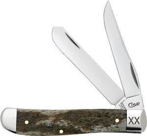 Case Cutlery Mini Trapper Giraffe Bone Folding Stainless Pocket Knife 25084