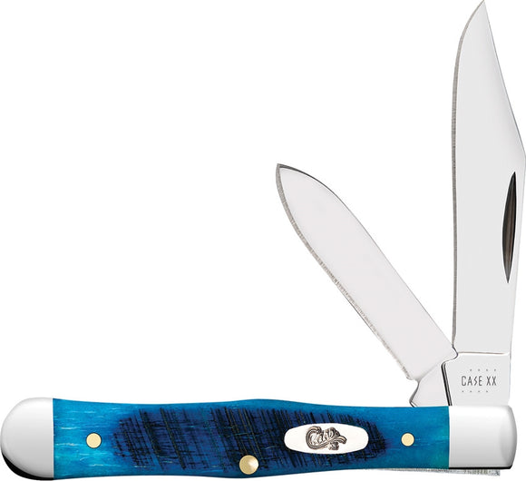 Case Cutlery XX Folding Pocket Knife Blue Swell Center Jack 25587