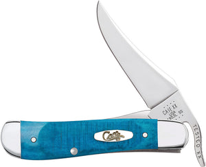 Case Cutlery Russlock Caribbean Blue Jigged Bone Folding Stainless Knife 25589