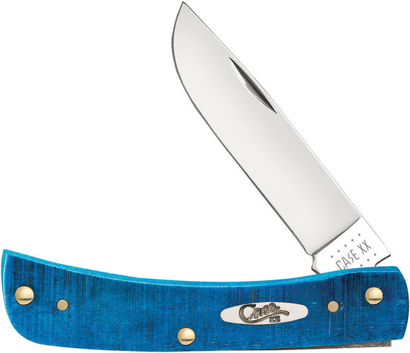Case Cutlery Sod Buster Jr. Caribbean Blue Folding Drop Point Pocket Knife 25590