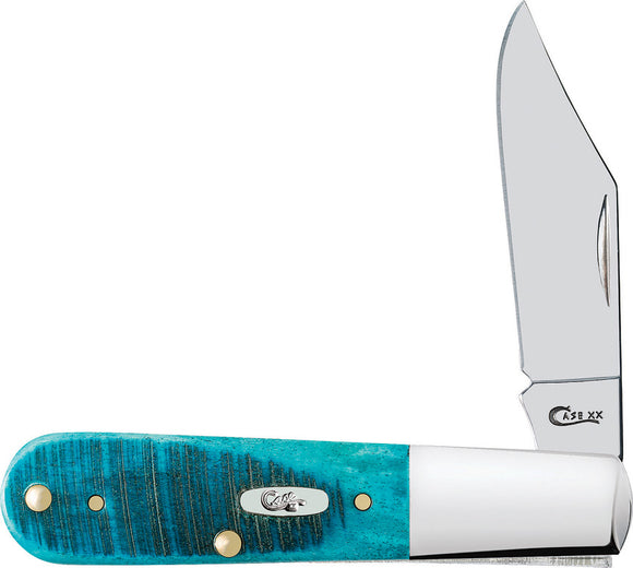 Case Cutlery Barlow Caribbean Blue Bone Folding Stainless Pocket Knife 25595