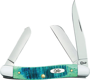 Case Cutlery Stockman Caribbean Blue Folding Pocket Knife 25597