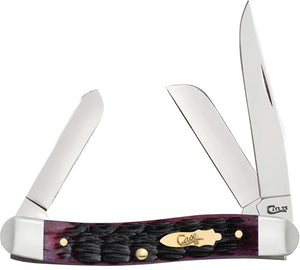 Case Cutlery Stockman Cabernet Bone Folding Pocket Knife 25722