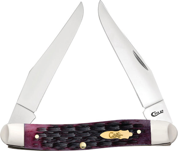 Case Cutlery Muskrat Cabernet Bone Folding Pocket Knife 25725