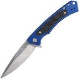 Case Cutlery Marilla Framelock Blue Aluminum & G10 Folding S35VN Knife 25882