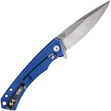 Case Cutlery Marilla Framelock Blue Aluminum & G10 Folding S35VN Knife 25882