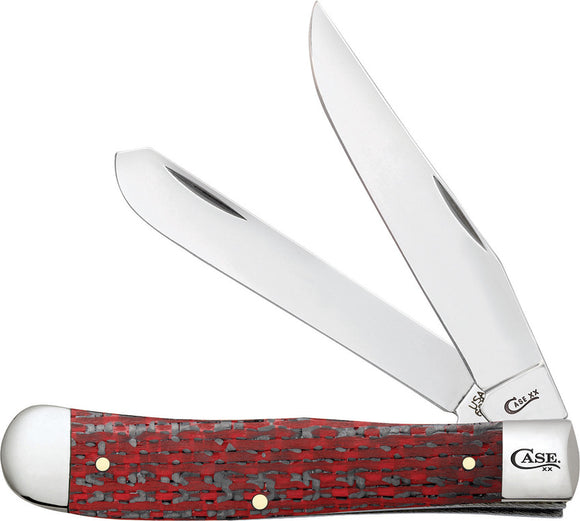 Case Cutlery Trapper Fiber Weave Folding Stainless Pocket Knife 25925