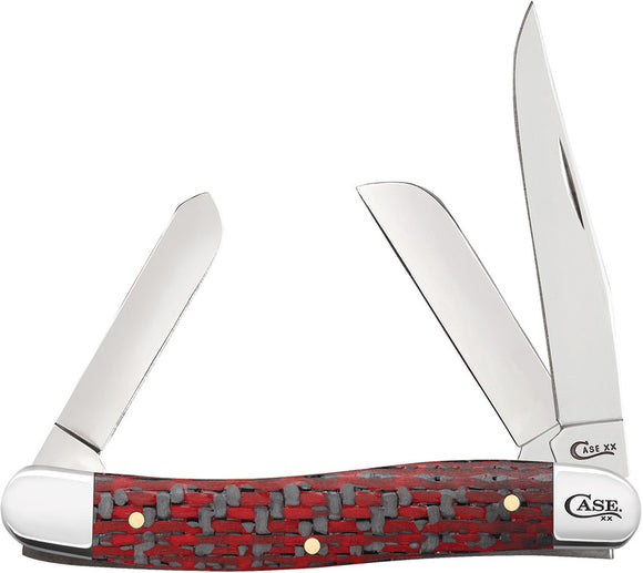 Case Cutlery Stockman Fiber Weave Folding Stainless Pocket Knife 25928