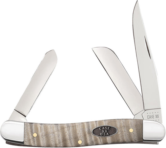 Case Cutlery Stockman Curly Maple Wood Folding Tru-Sharp Pocket Knife 25944