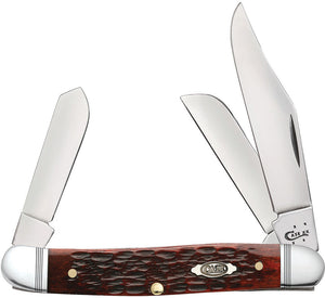 Case Cutlery Walnut Bone Handle Stockman Multi Blade Folding Pocket Knife 26021