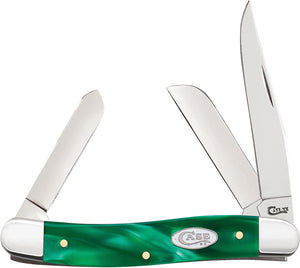 Case Cutlery Christmas Stockman Green Folding Pocket Knife xmas 27373